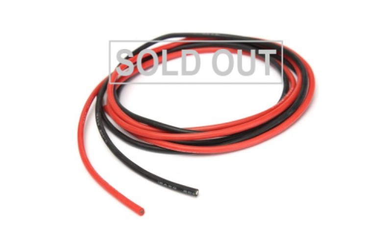 Silicone Wire 20 Gauge Red 50cm & Black 50cm